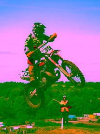 Motorbike racing